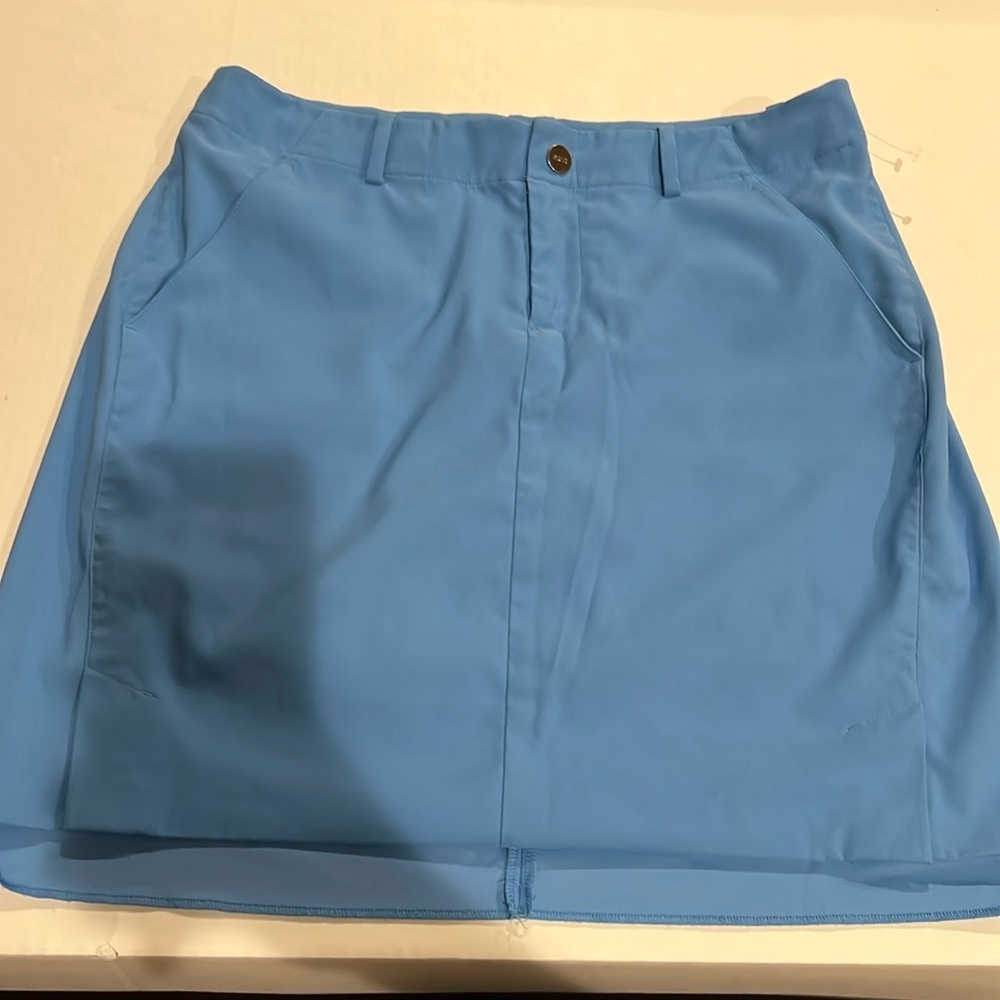Women's POLO Golf by Ralph Lauren Size 4 Blue Skort Athletic Pockets pickleball